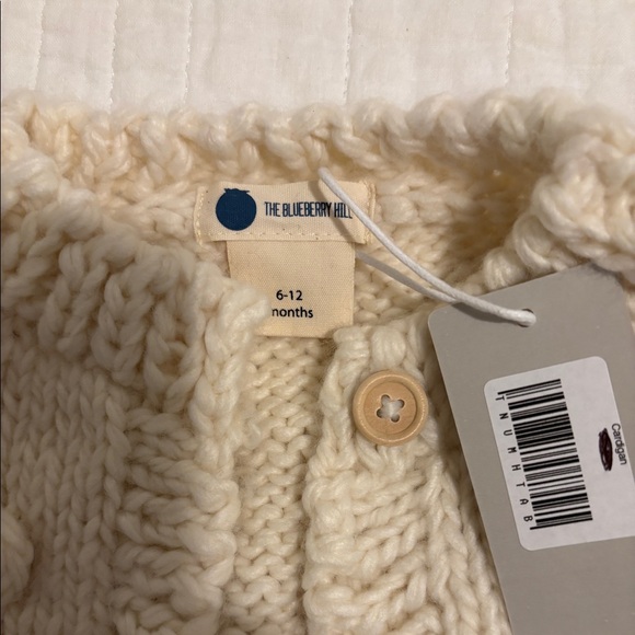 NWT The Blueberry Hill Popcorn Cardigan, Cream - Picture 4 of 4